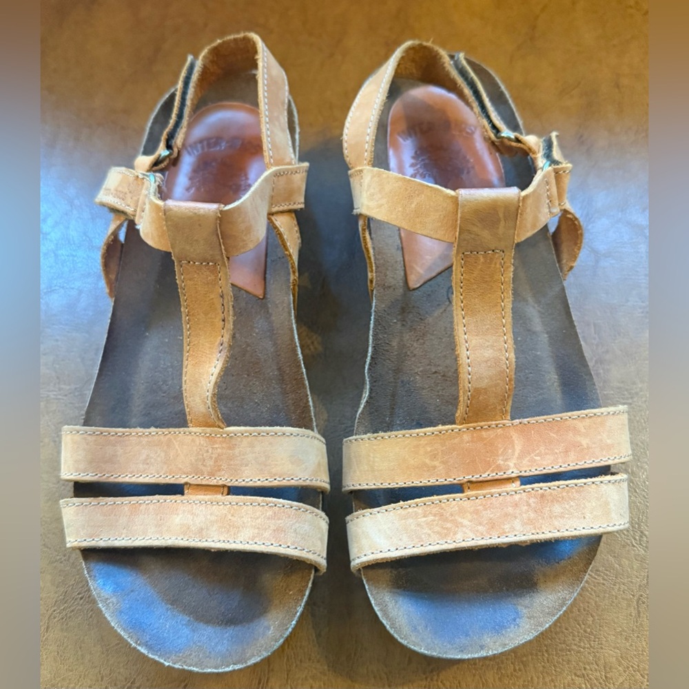 Inter-Bios Bio Leather Strappy Comfort Sandals Women EU 38 US 7–7.5 Spain - Picture 4 of 7